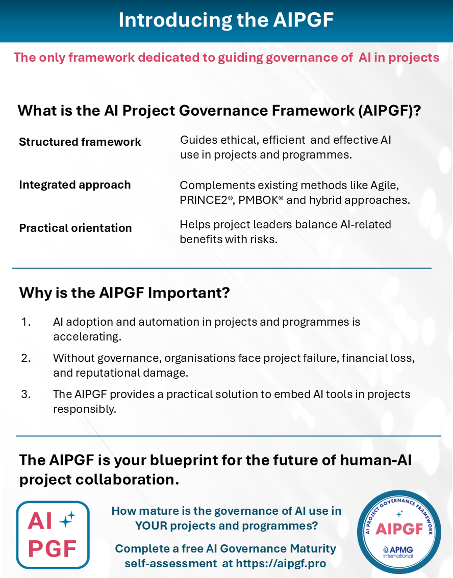 Introducting the AI Project Governance Framework