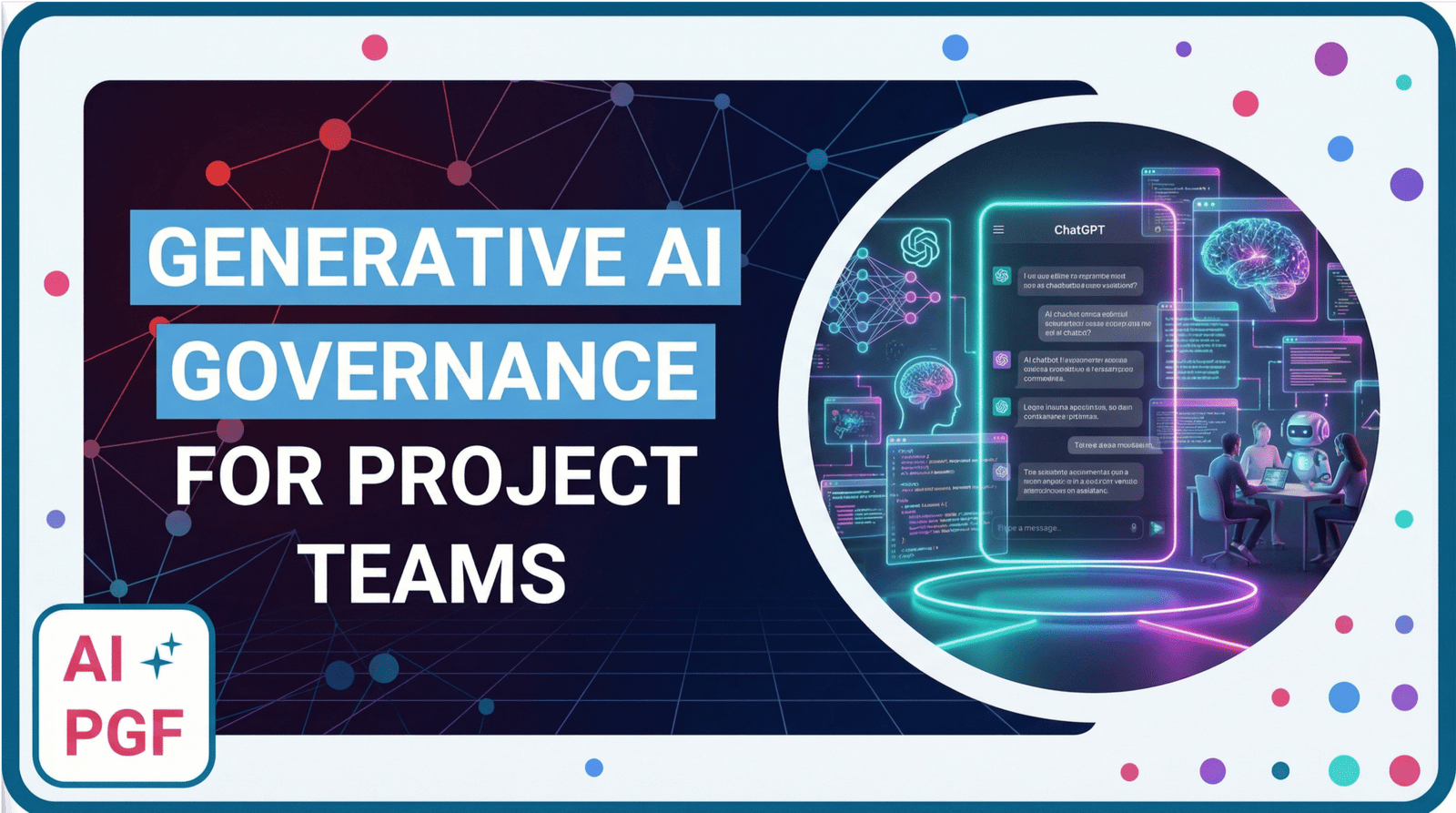 Featured image for the blog post on governing the iuse of GenAI in project management